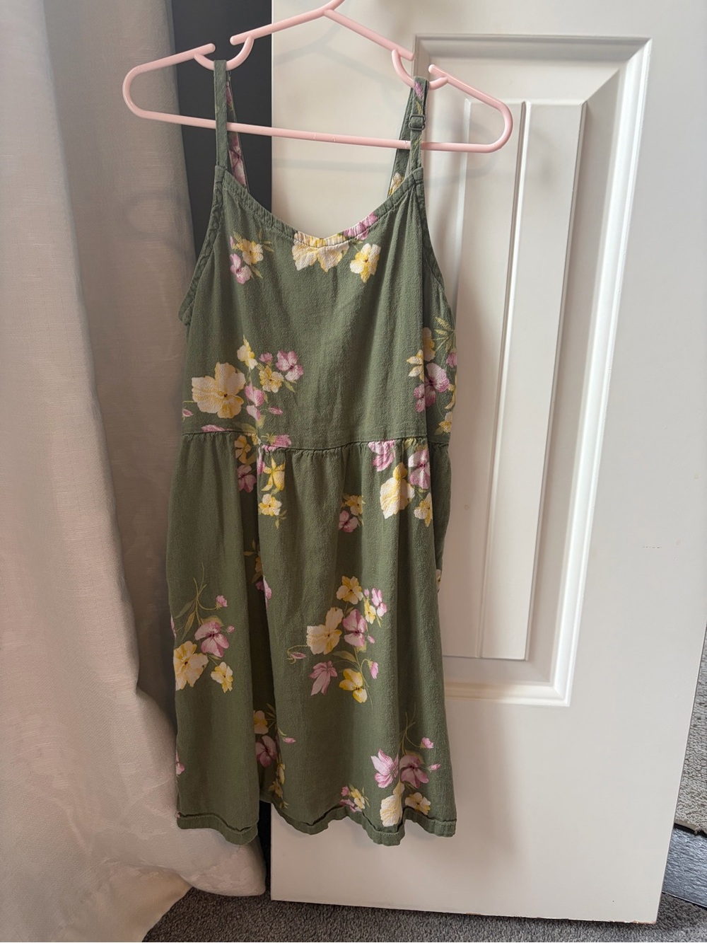 Old Navy Floral Green Floral Dress